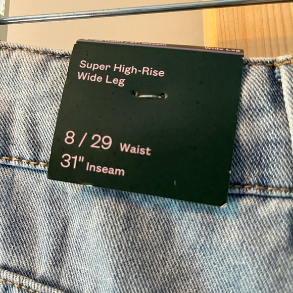 Wild Fable Super High-Rise Wide Leg Jeans - Picture 4 of 5